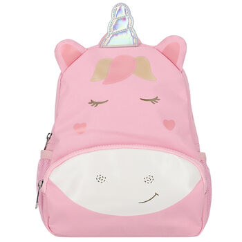 Girls Pink Unicorn Backpack